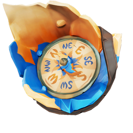 Azure Ocean Crawler Compass