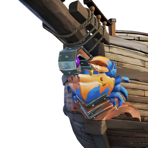 Azure Ocean Crawler Figurehead