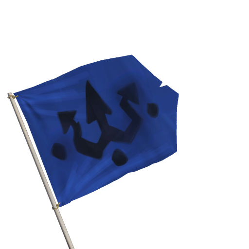 Blue Resolute Flags