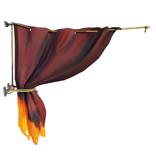 Captain's Drapes of the Ashen Dragon