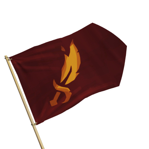 Flaming Jackal Flags