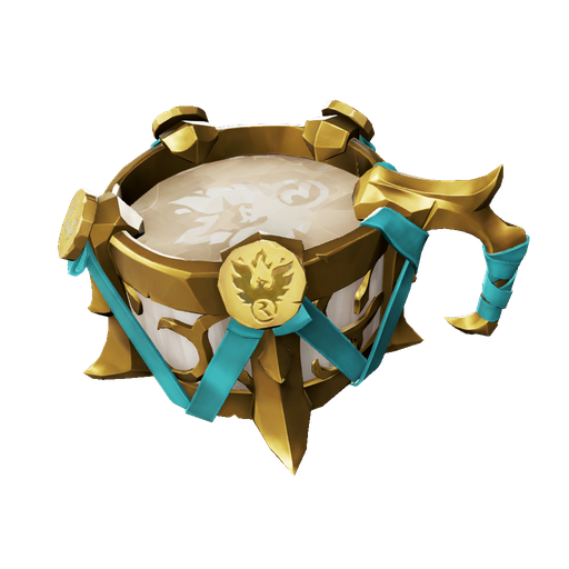 Gilded Phoenix Drum