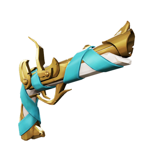 Gilded Phoenix Pistol