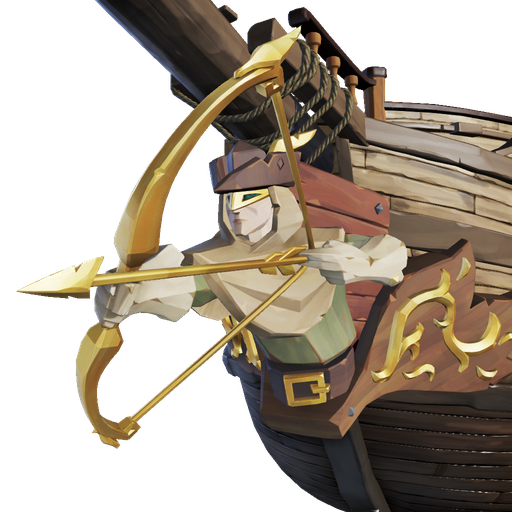 Gold Leaf Figurehead