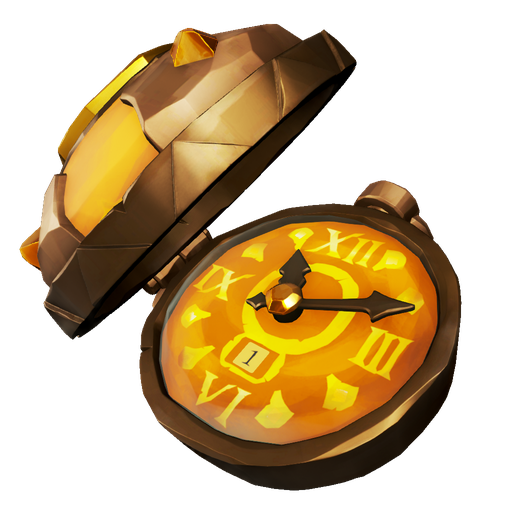 Golden Chaser Pocket Watch