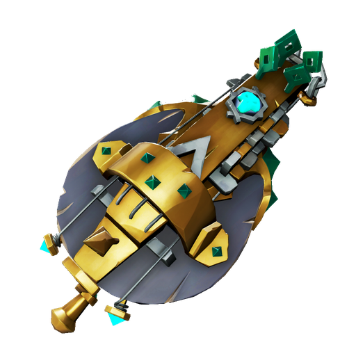 Golden Legendary Hurdy-Gurdy