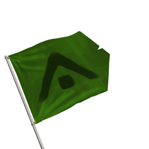 Green Resolute Flags
