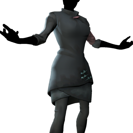 Midnight Blades Dress