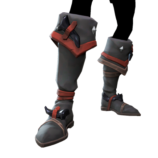 Obsidian Bone Crusher Boots