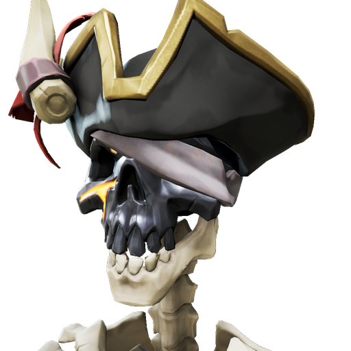 Obsidian Captain's Skull