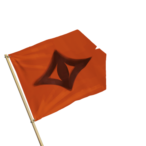 Orange Resolute Flags