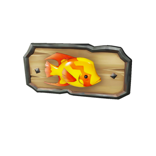 Prized Amber Plentifin Plaque