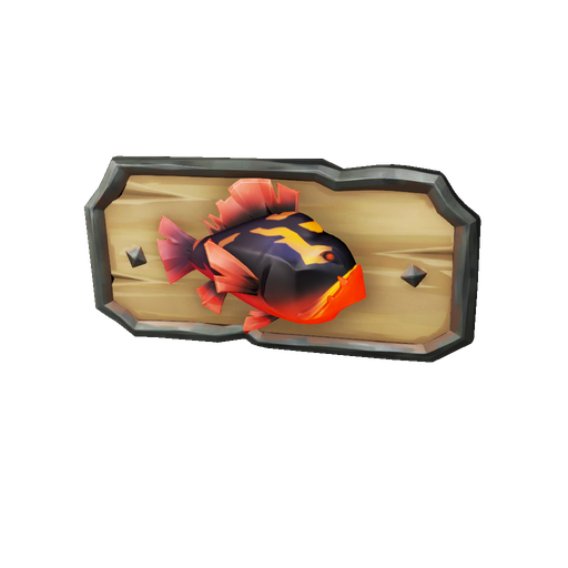 Prized Firelight Devilfish Plaque