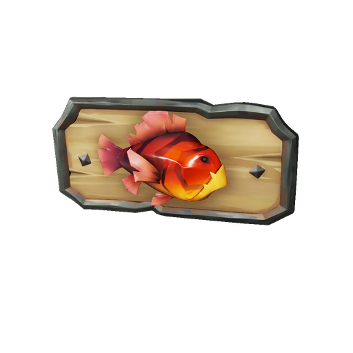 Prized Lava Devilfish Plaque