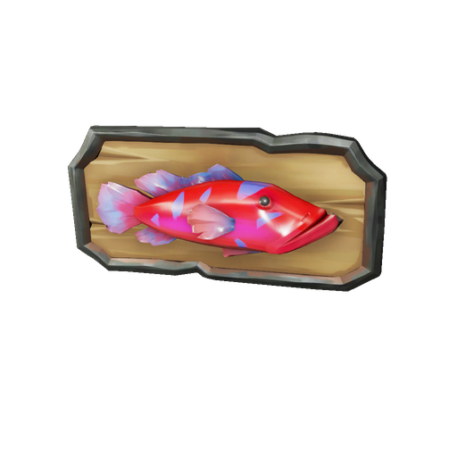 Prized Ruby Splashtail Plaque