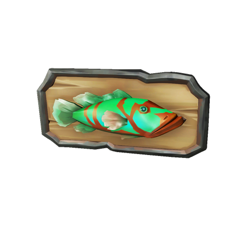 Prized Seafoam Splashtail Plaque