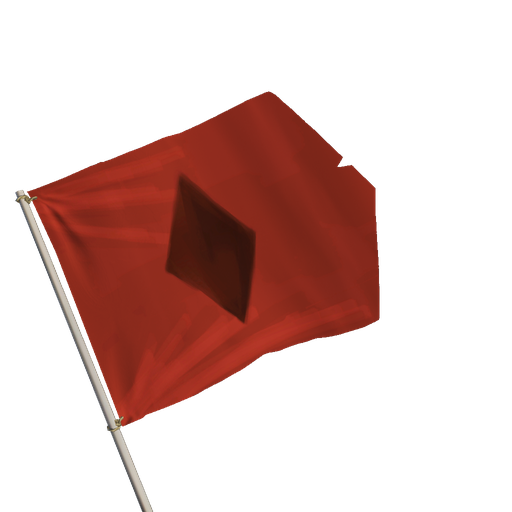Red Resolute Flags