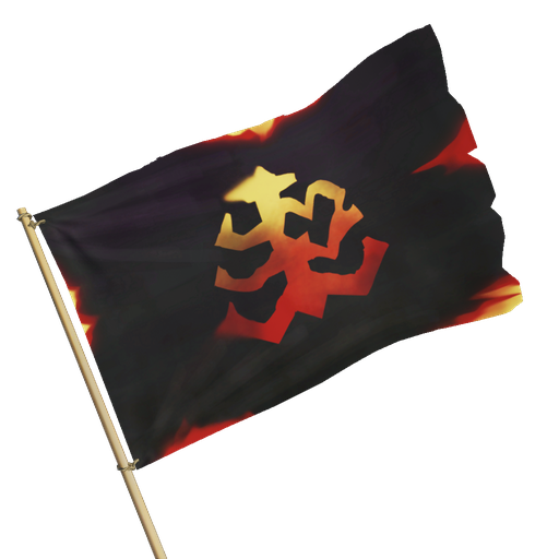Roaring Flame Servant Flag