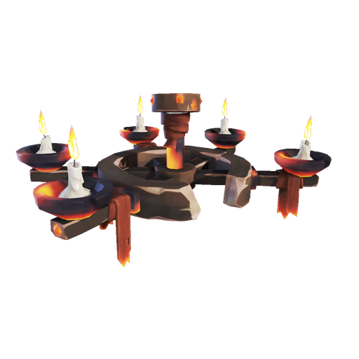 Scorched Forsaken Ashes Chandelier