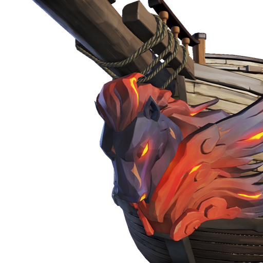 Smouldering Pegasus Figurehead