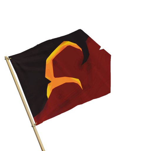 Smouldering Pegasus Flags