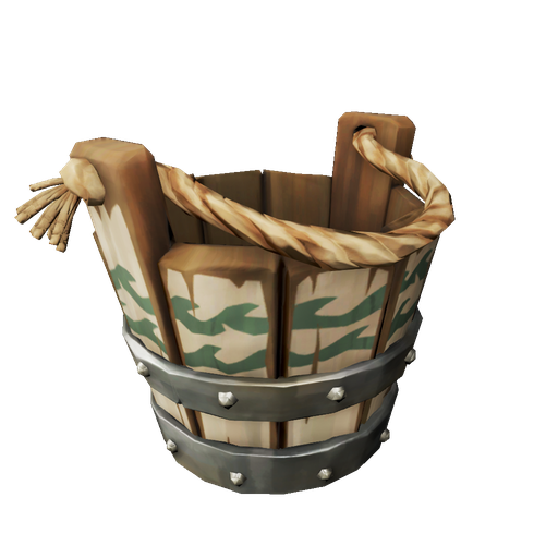 Stormy Sea Dog Bucket