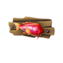 Admired Coral Wildsplash Plaque