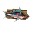 Admired Shadow Stormfish Plaque