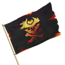 Charred Bones Servant Flag