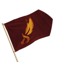 Flaming Jackal Flags