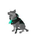 Ghost Alsatian Ghost Outfit
