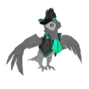 Ghost Parakeet Ghost Outfit