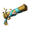 Gilded Phoenix Double Barrel Pistol