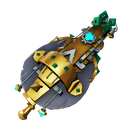 Golden Legendary Hurdy-Gurdy