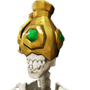 Standalone Cosmetics Golden-Top Skull