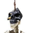 Obsidian Arrow-Pierced Skull