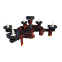 Obsidian Bone Crusher Chandelier