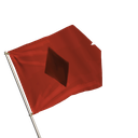 Red Resolute Flags