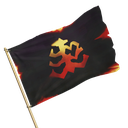 Roaring Flame Servant Flag