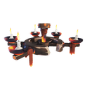 Scorched Forsaken Ashes Chandelier