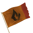Scorched Forsaken Ashes Flag