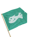 Teal Resolute Flags